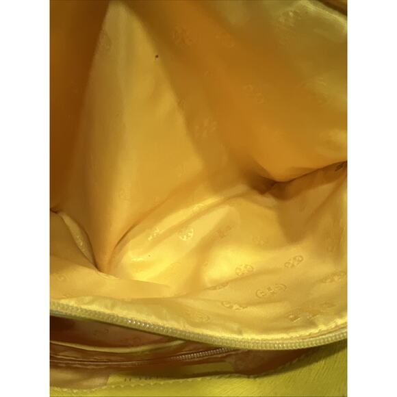 Tory Burch York Buckle Medium Tote Work Bag Yellow Saffiano Leather See Details. - Picture 8 of 16